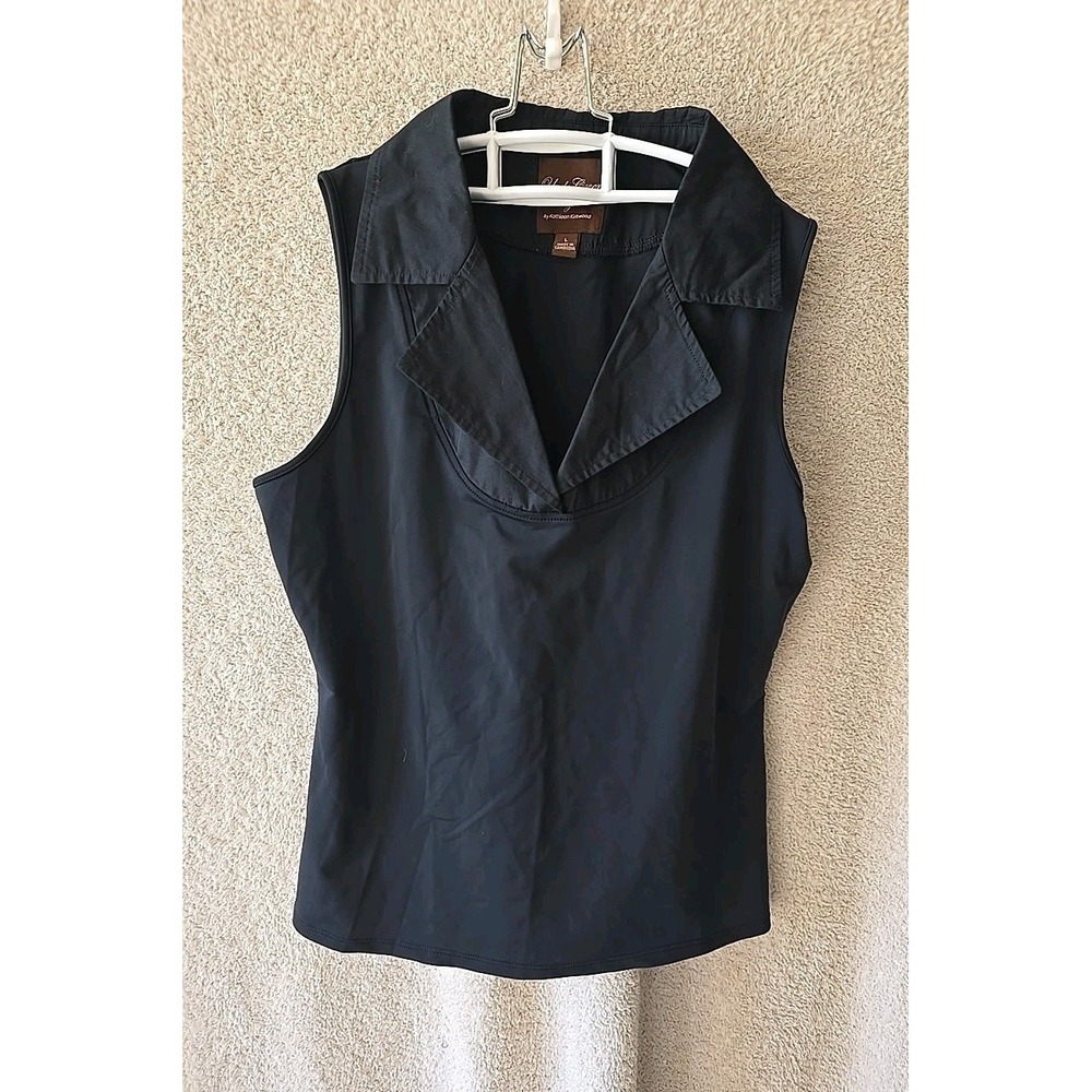 Under‎ Cover Agent By Kathleen Kirkwood Women's Blouse Black Sleeveless Size L